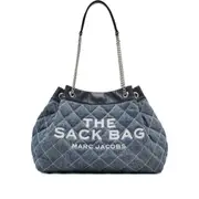 [Marc Jacobs] Marc Jacobs The Quilted Denim Large Chain Sack Bag
