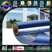 50cm X 300cm Privacy One Way Mirror Glass Window Tint Film Home Block Anti-UV