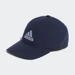 ADIDAS愛迪達LOGO運動帽子 藍色帽子 透氣的帽子 HT2036