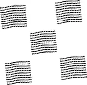 100 Pcs Clothes Hanger Connecting Strips Multi-Functional Wall Hangers Space-Saving Strip Hooks