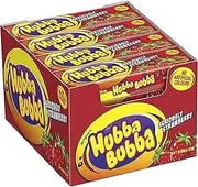 Wrigley's Hubba Bubba Seriously Strawberry Bubble Gum 20 x 5-Pieces