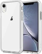 JETech Case for iPhone XR 6.1-Inch, Non-Yellowing Shockproof Phone Bumper Cover, Anti-Scratch Clear Back (Clear)