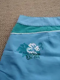 在飛比找Yahoo!奇摩拍賣優惠-香港品牌 Esprit 藍色海灘短褲 泛舟 戲水 游泳 運動