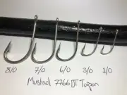 25 Pack Mustad 7766-DT DuratinTarpon Fishing Hooks - Bream, Tailor, Snapper, Jew