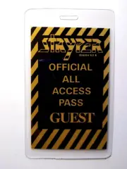 Stryper 1987 To Hell with the Devil Tour Backstage Pass Hard Rock Heavy Metal