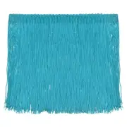 10 Yards 6 Inch Chainette Fringe Trim Tassel Sewing Trim for Clothes, Blue