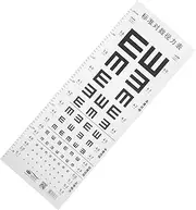 CHILDWEET Standard Eye Chart Boys and Girls Visual Testing Eye Chart for Home School Use