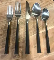 Crate and Barrel Jace 5pc place setting, Flatware Set Brand New