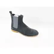 Bottega Veneta Calf Suede Pelle Boots in Ardoise BNWB 47