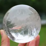 790g Natural Clear Quartz Ball Quartz Crystal Sphere Carving Reiki Crystal Gift