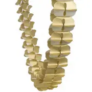 Gold Tissue Paper Honeycomb Garland (4m)