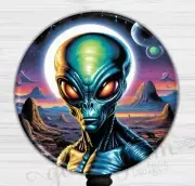 Alien Retractable Badge Holder, Out West Roswell Badge Reel 6628