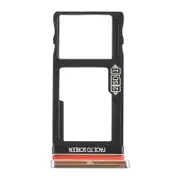 SIM Card Tray + Micro SD Card Tray for Motorola Moto One Action XT2013-1 XT2013-2 XT2013-4 Silver