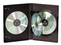 在飛比找PChome24h購物優惠-DigiStone 四片裝DVD光碟片精裝優質軟盒黑色 10