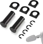 FOVPLUE Footpeg Mounting Pins Kit, Clevis pin+Spring washer+Retaining ring for Harley Models w/male mount-style Rider/Passenger footpegs,for CVO Dyna Touring Softail Sportster ect.,BLACK