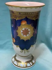Royal Worcester - "To Celebrate The Millenium" 2000 Commerative Vase - 7 3/4"