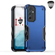 For Samsung Galaxy A15 A14 A25 A54 A35 Rugged Phone Case Cover+Screen Protector