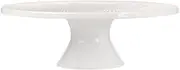 Maxwell & Williams White Basics Diamonds Footed Cake Stand 25cm Gift Boxed