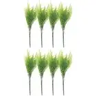 8 pcs Artificial Plants Stems Faux Artificial Plants Plastic Plants Porch