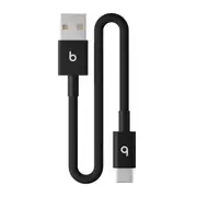Beats USB-A to USB-C Woven Short Cable 20cm (Bolt Black)