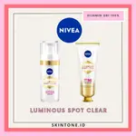 HITAM NIVEA LUMINOUS 630 SPOTCLEAR TREATMENT SET SERUM 和防曬霜黑