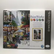 New Dimensions Paint Works Paint-by-Number Kit 14"X20" SPRINGTIME IN PARIS