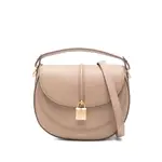 [Demellier] Demellier Lock-accent Saddle Bag ONE SIZE NEUTRALS