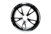 Weld Racing Full Throttle Drag Front Runner 1-Piece Black 15" x 3.5" 2.25" B/S Suit 5 x 4.75" B/C