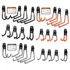 Heavy Duty Storage Hooks Wall Mounted Ladder Garage Bikes Tools Garden Shed H-D