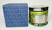 PartyLite 3-Wick Jar Candle with Lid New In Box Cypress Fig P6H/G73934