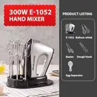 Hand Mixer 110-240V Blender 300W Electric Food Processor 3 in 1 Mixer Kitchen Ap