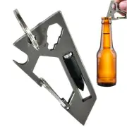Multi Tool All In 1 Credit Card Sized Tool Screwdriver Wrench Opener Ruler Key