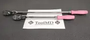 Snap-on Tools USA RARE 2pc 1/2" Drive PEARL PINK Flex-Head Ratchet Set SHLFD80A