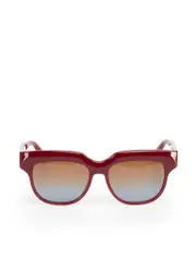 Burgundy & Orange Gradient Sunglasses