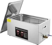 [VEVOR] Ultrasonic Cleaner with Digital Timer & Heater, Professional Ultra Sonic Jewelry Cleaner, Stainless Steel Heated Cleaning Machine for Glasses Watch Rings Small Parts Circuit Board (22L)
