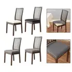 Modern and trendy dining chair cover made of stretchable jacquard fabric