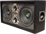 Bass Rockers 6.5" Loaded Chuchera Box with 6.5" Outdoor Home & Speakers & Tweeters 800W - Best for Car UTV, ATV, Camper, DJ, Pro Audio Use