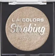 L.A. COLORS Strobing Illuminating Powder, Champagne, 1 Ounce