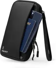 Passport Wallet Family Passport Holder RFID Blocking Travel Document Organizer