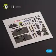 Lockheed Р-38J Lightning interior 3D Decals (for Italeri / Academy) 1:72 K72174