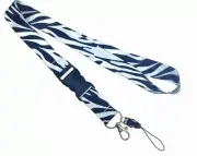 Lot 10pcs black white Lanyard Mobile Phone ID Card KeyChain Holder kids gits