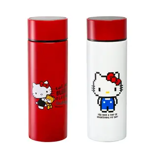 Hello Kitty凱蒂貓 硬白瓷不鏽鋼保冰杯/保溫杯 350ML 三麗鷗正版授權 KA-05