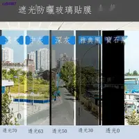 在飛比找蝦皮商城精選優惠-♂❖☃優品商場 窗戶貼 淺中深黑灰色玻璃貼膜遮光防曬窗戶貼紙
