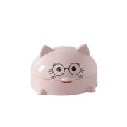 4Pcs New Arrival Cartoon Cat Plastic Soap Dish Bathroom Accessorie Shower Soap Box Dish Storage Plate Tray Holder Case