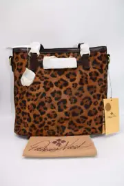 Patricia Nash 10th Anniversary Lundy N/S Tote Bag in Leopard