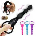 Vibrating Prostate Massager Anal Plug Butt Vibrator Anal Beads Women Men Sex Toy