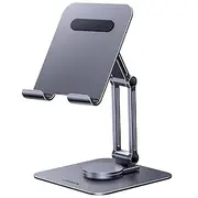 UGREEN Tablet Stand Holder Desk 360° Rotating Adjustable Foldable Travel Accessory Compatible with iPad Pro/Air/Mini,iPhone 16 Pro Max, Galaxy Tab, S24 Ultra