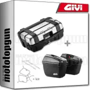 GIVI CASE TREKKER BLACK TRK33N + SIDE-CASES E22N HONDA NC 750 S 2019 19 2020 20