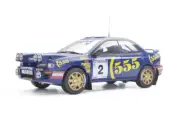SUN-STAR 1:18 SUBARU IMPREZA 555 N 2 WINNER RALLY NEW ZELAND 1994 McRAE RINGER
