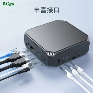 5Cgo【含稅】全新迷你mini主機GK2微型桌上型電腦四核J4105雙HDMIHTPC客廳家用桌電整機Win11/10